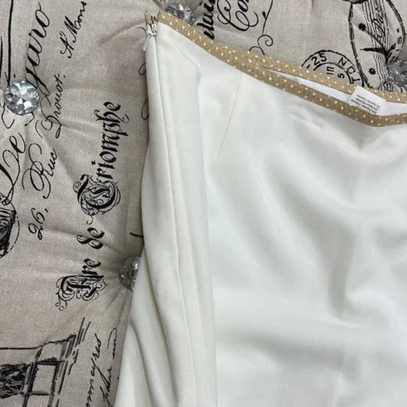 Spanner midi white cream skir - Picture 4 of 4